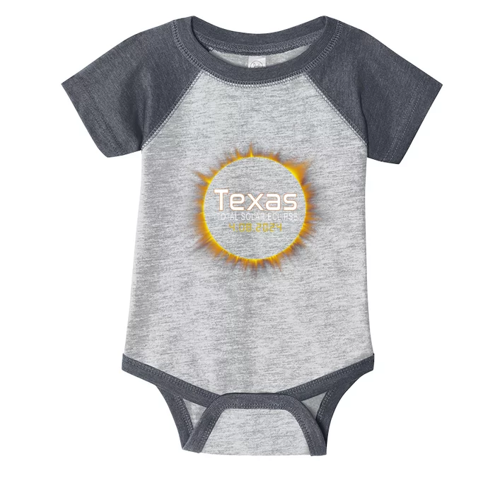 2024 Solar Eclipse Texas Usa Infant Baby Jersey Bodysuit