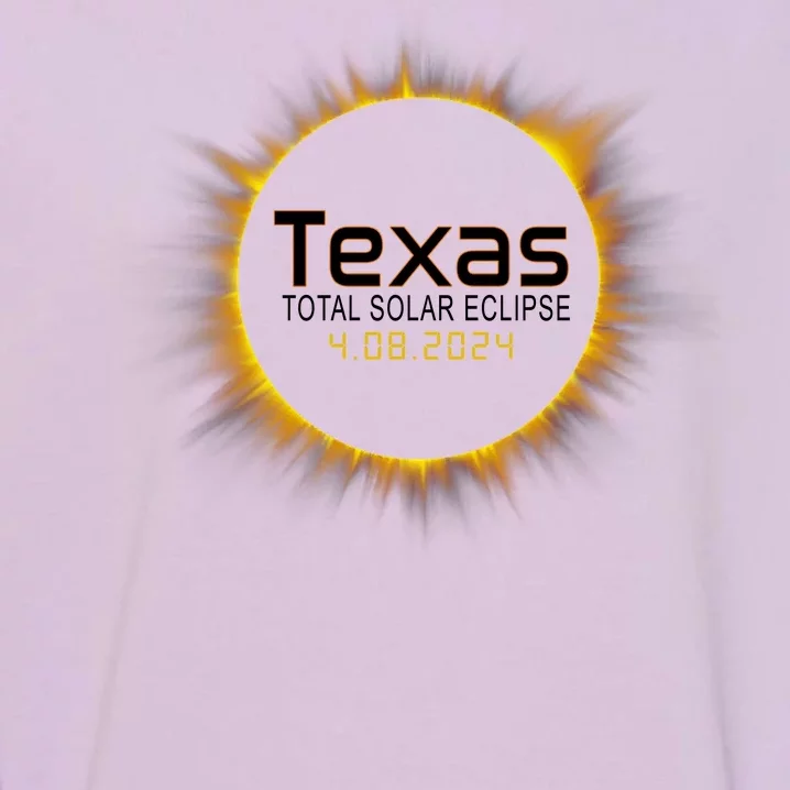 2024 Solar Eclipse Texas Usa Garment-Dyed Sweatshirt