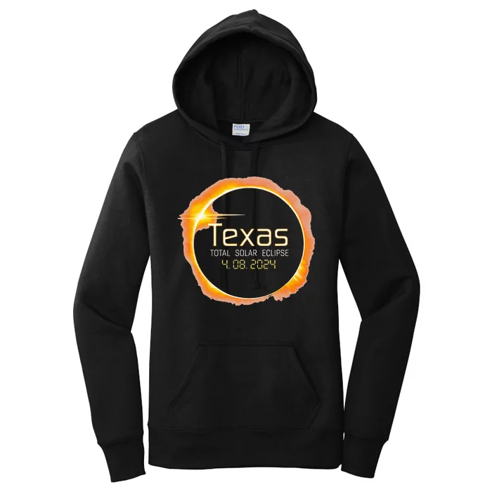 2024 Solar Eclipse Texas USA Totality Women's Pullover Hoodie