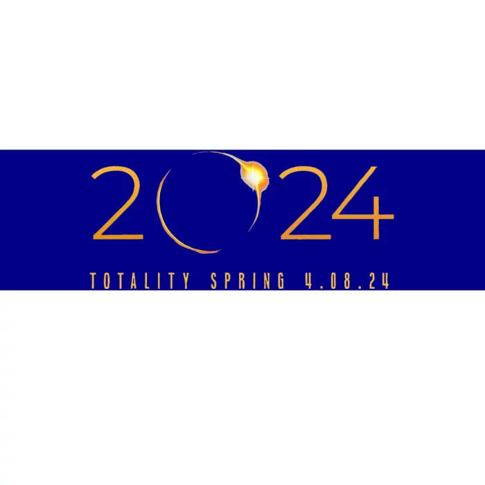 2024 Solar Eclipse American Totality Spring 4.08.24 Bumper Sticker