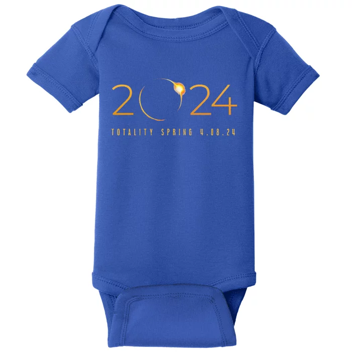 2024 Solar Eclipse American Totality Spring 4.08.24 Baby Bodysuit