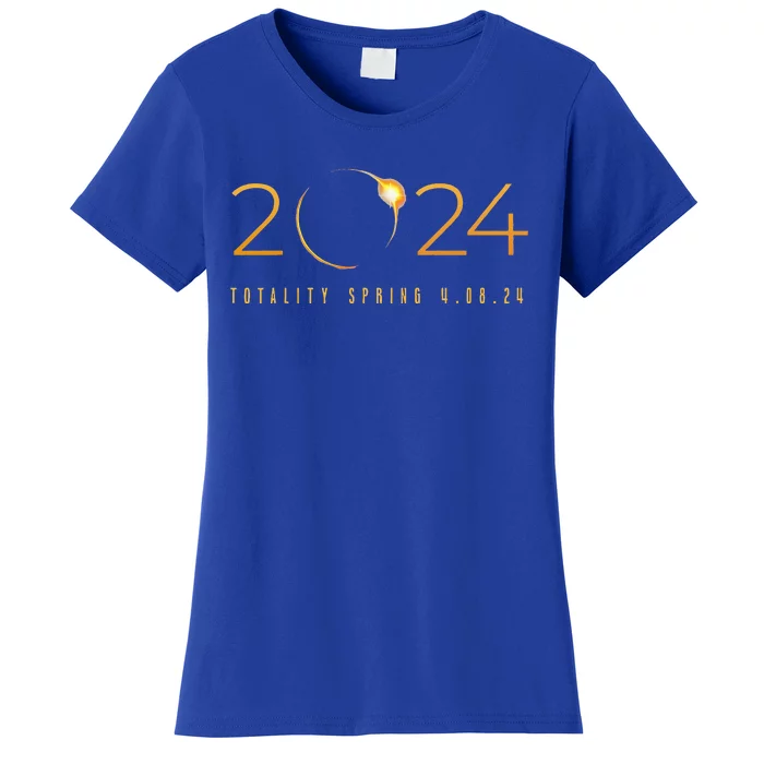 2024 Solar Eclipse American Totality Spring 4.08.24 Women's T-Shirt