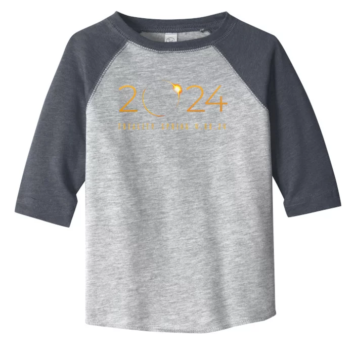 2024 Solar Eclipse American Totality Spring 4.08.24 Toddler Fine Jersey T-Shirt