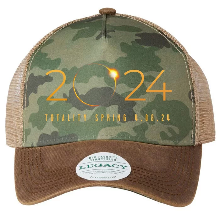 2024 Solar Eclipse American Totality Spring 4.08.24 Legacy Tie Dye Trucker Hat