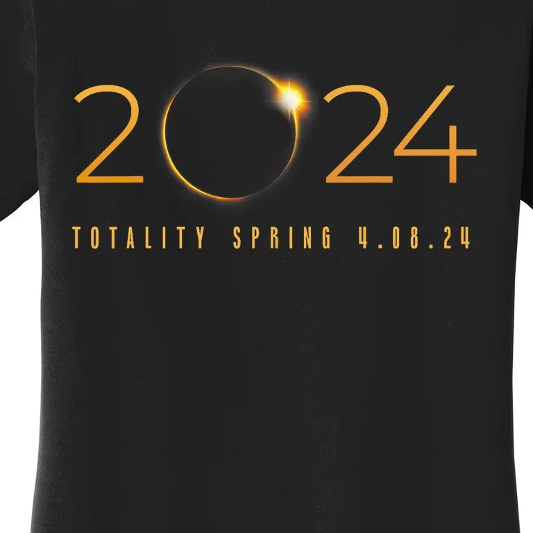 2024 Solar Eclipse American Totality Spring 4.08.24 Women's T-Shirt