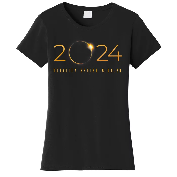 2024 Solar Eclipse American Totality Spring 4.08.24 Women's T-Shirt