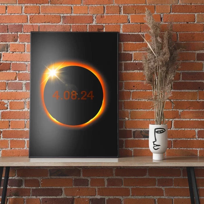 2024 Solar Eclipse American Totality Spring 4.08.24 Poster