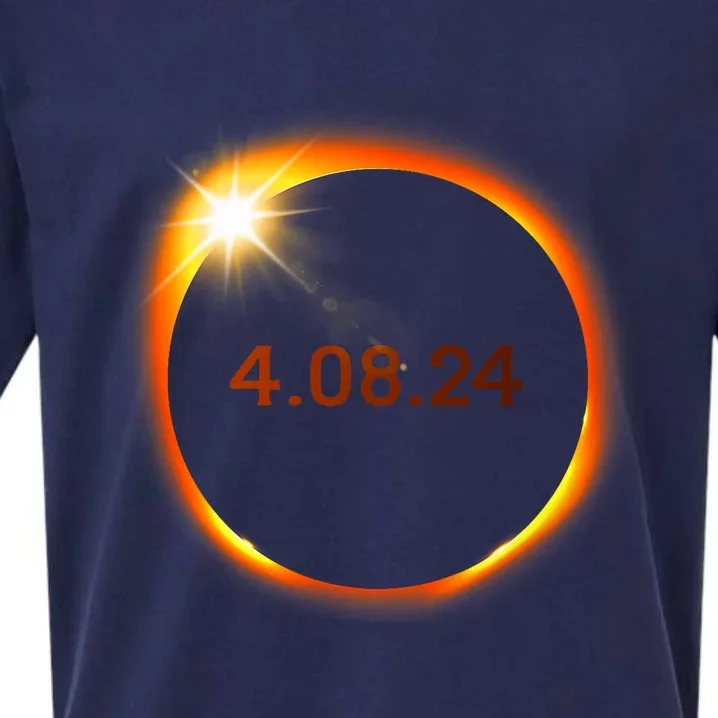 2024 Solar Eclipse American Totality Spring 4.08.24 Sueded Cloud Jersey T-Shirt