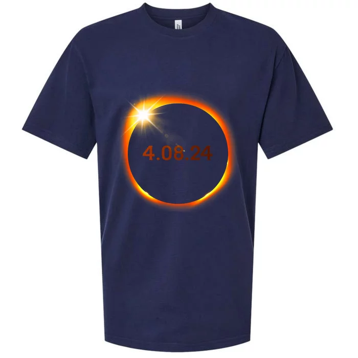 2024 Solar Eclipse American Totality Spring 4.08.24 Sueded Cloud Jersey T-Shirt