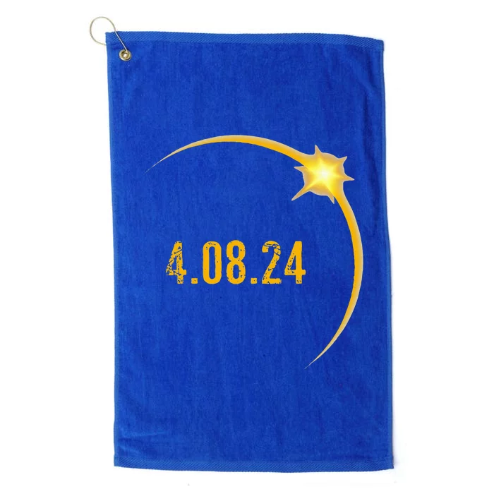 2024 Solar Eclipse American Totality Spring 4.08.24 Platinum Collection Golf Towel