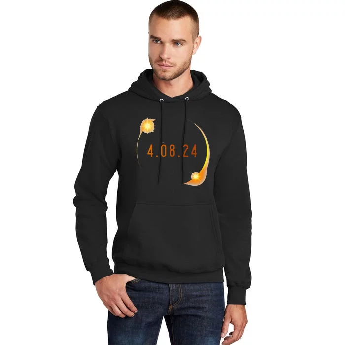 2024 Solar Eclipse American Totality Spring 4.08.24 Tall Hoodie