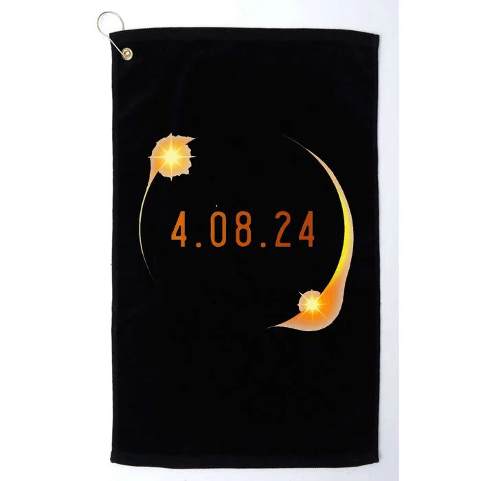 2024 Solar Eclipse American Totality Spring 4.08.24 Platinum Collection Golf Towel