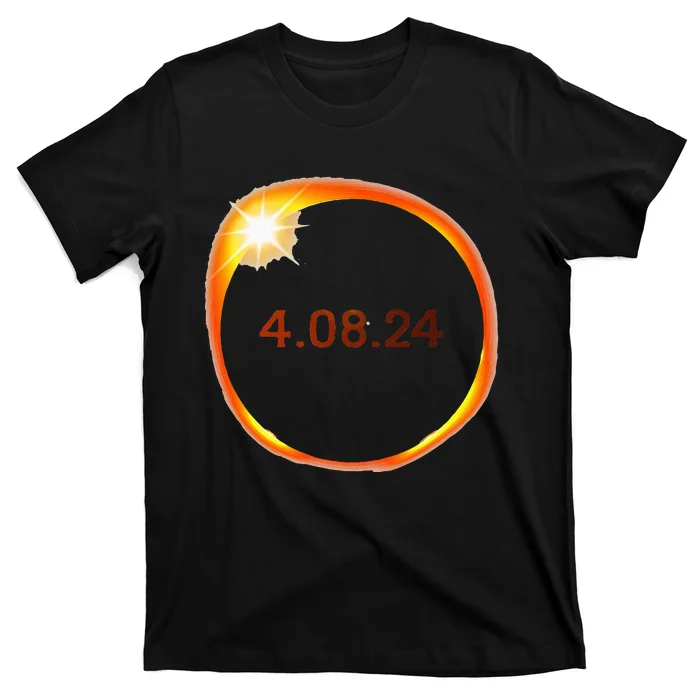 2024 Solar Eclipse American Totality Spring 4.08.24 T-Shirt