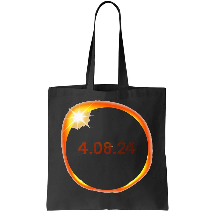 2024 Solar Eclipse American Totality Spring 4.08.24 Tote Bag