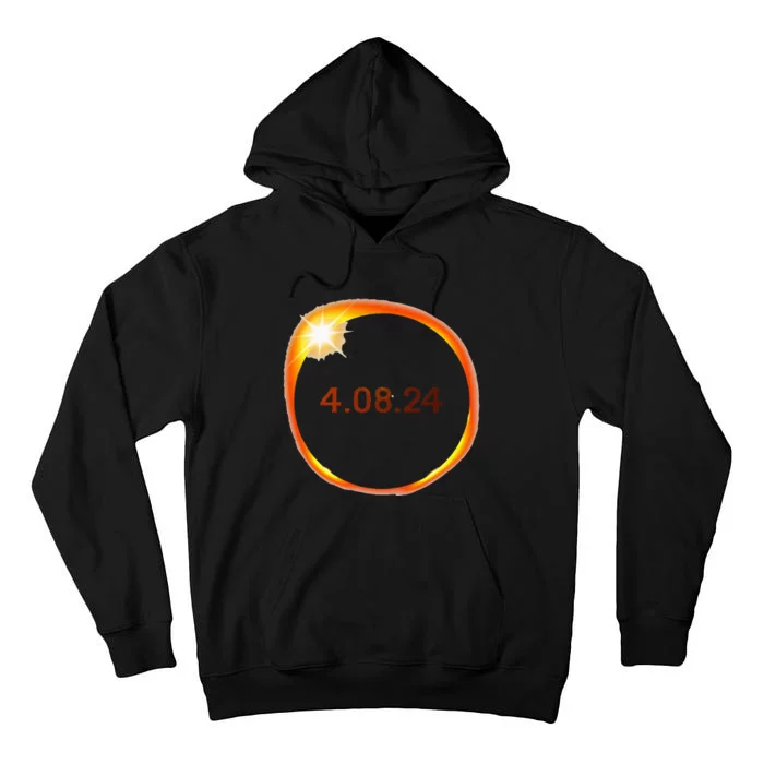 2024 Solar Eclipse American Totality Spring 4.08.24 Tall Hoodie