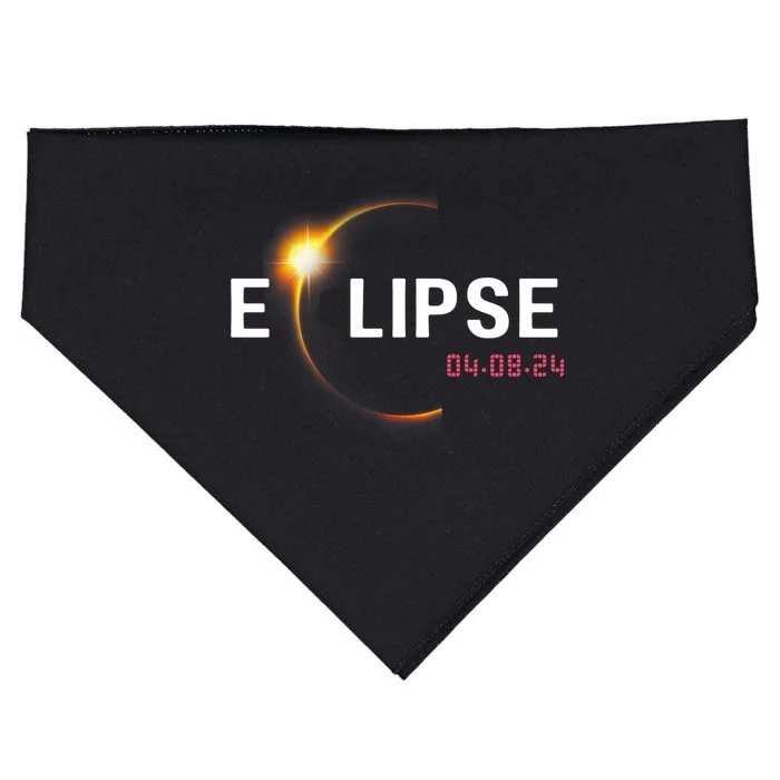 2024 Solar Eclipse 2024 04.08.24 Eclipse USA-Made Doggie Bandana