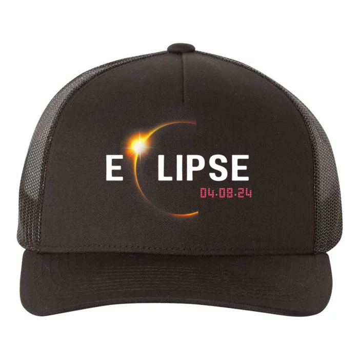 2024 Solar Eclipse 2024 04.08.24 Eclipse Yupoong Adult 5-Panel Trucker Hat