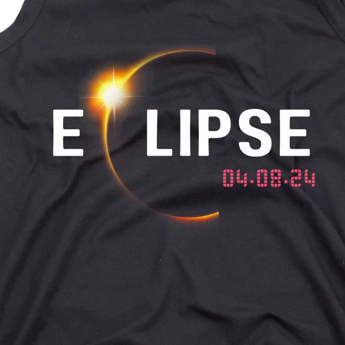 2024 Solar Eclipse 2024 04.08.24 Eclipse Tank Top