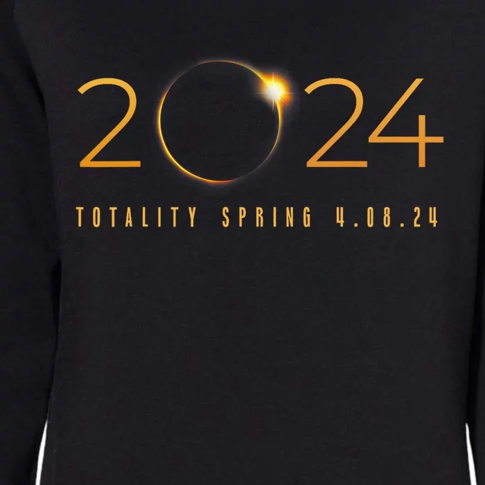 2024 Solar Eclipse American Totality Spring 4.08.24 Gift Womens California Wash Sweatshirt