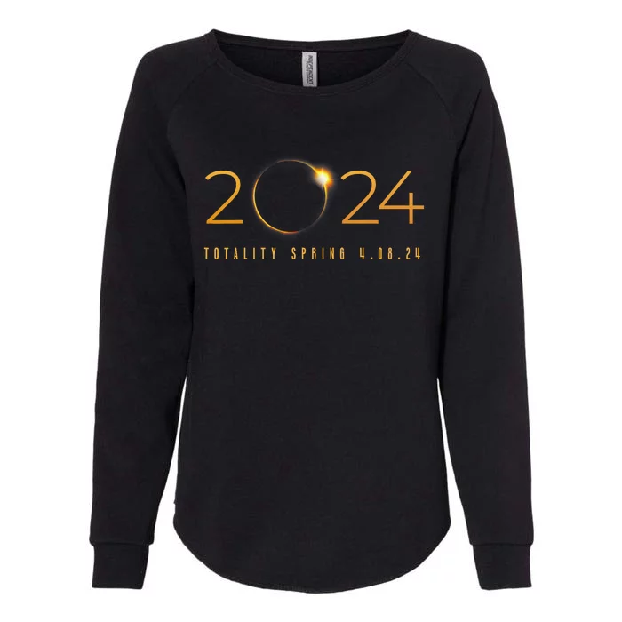 2024 Solar Eclipse American Totality Spring 4.08.24 Gift Womens California Wash Sweatshirt