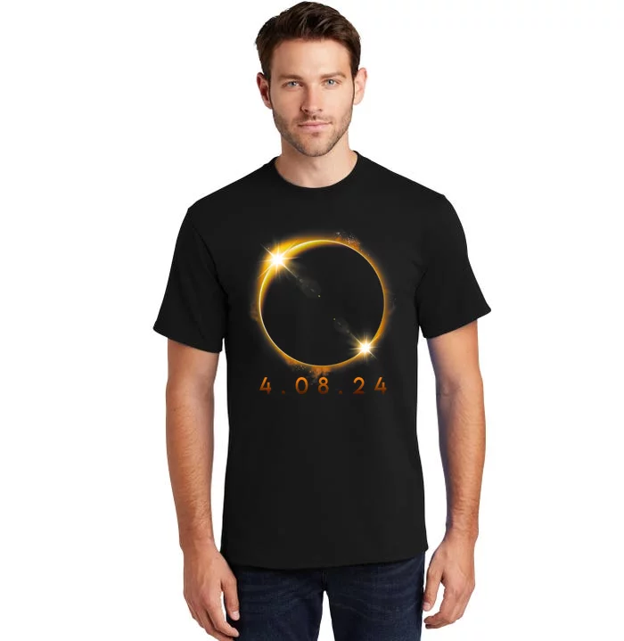 2024 Solar Eclipse 2024 040824 Eclipse Tall T-Shirt