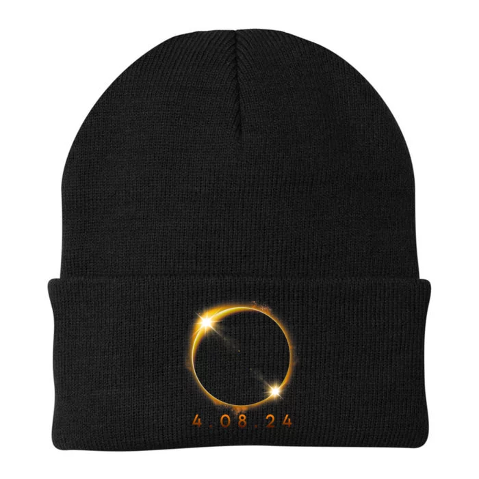 2024 Solar Eclipse 2024 040824 Eclipse Knit Cap Winter Beanie