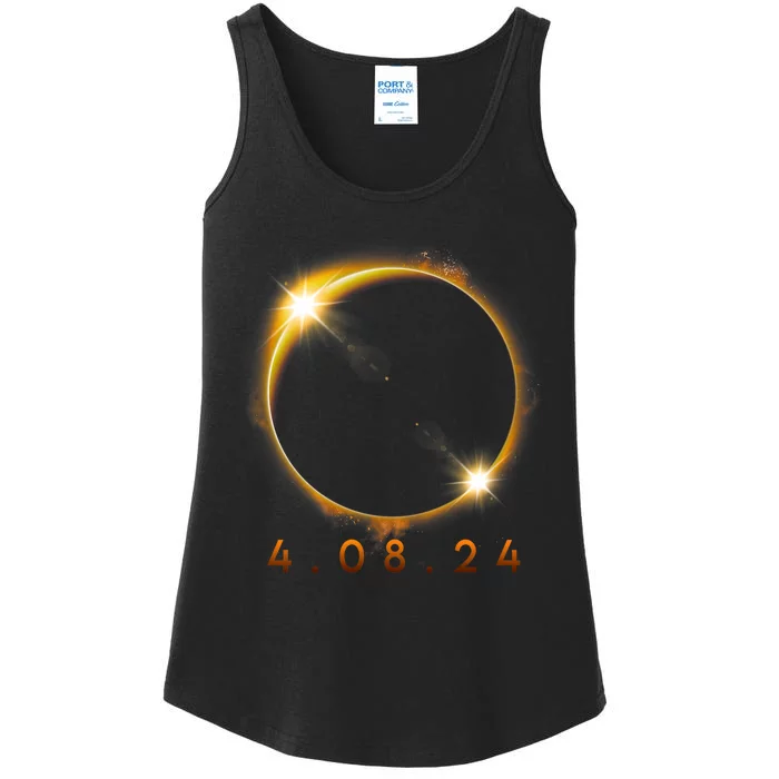 2024 Solar Eclipse 2024 040824 Eclipse Ladies Essential Tank