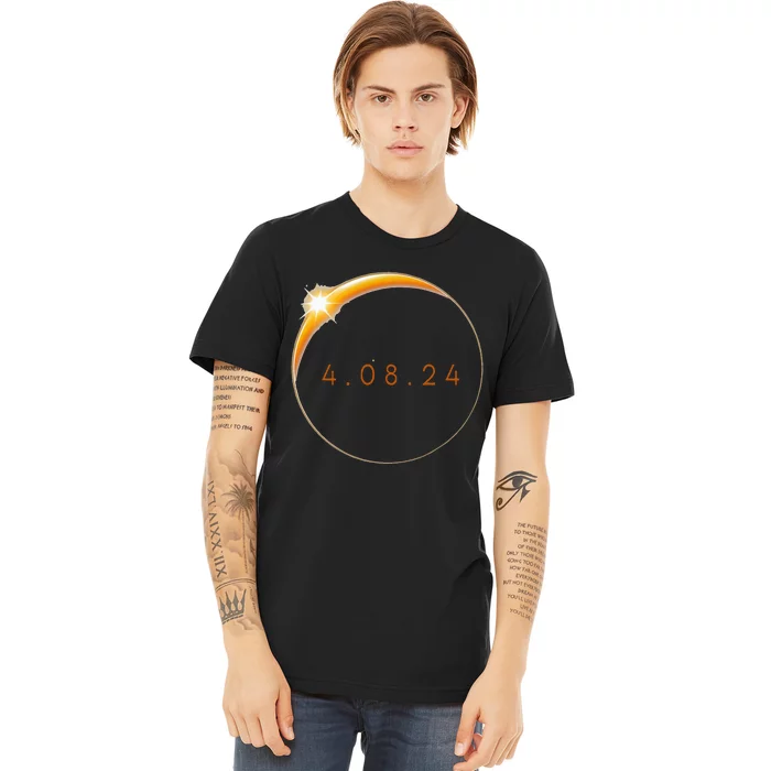 2024 Solar Eclipse 2024 040824 Eclipse Premium T-Shirt