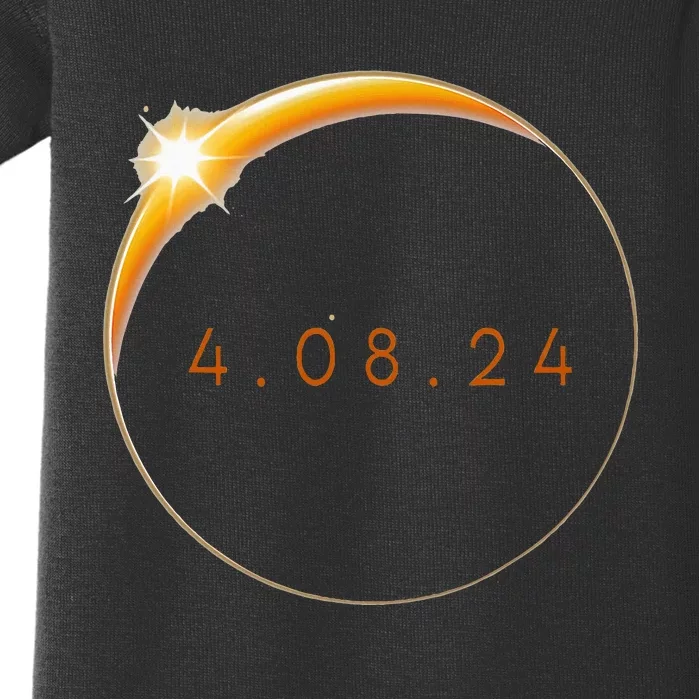 2024 Solar Eclipse 2024 040824 Eclipse Baby Bodysuit