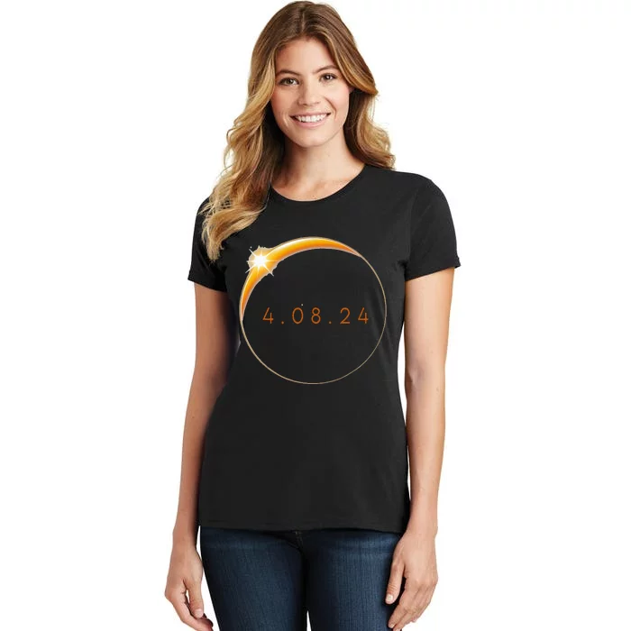 2024 Solar Eclipse 2024 040824 Eclipse Women's T-Shirt