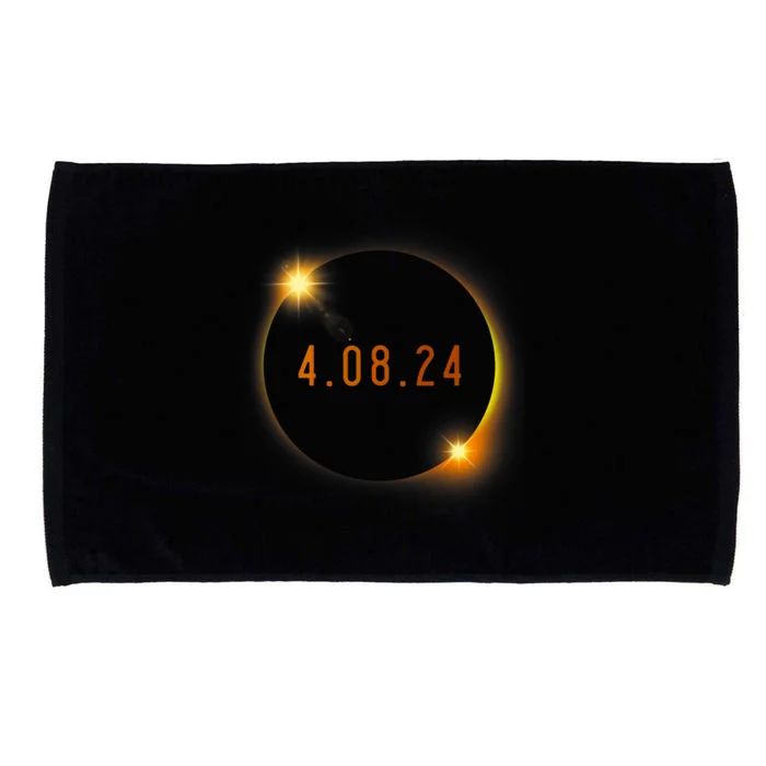 2024 Solar Eclipse American Totality Spring 4.08.24 Microfiber Hand Towel