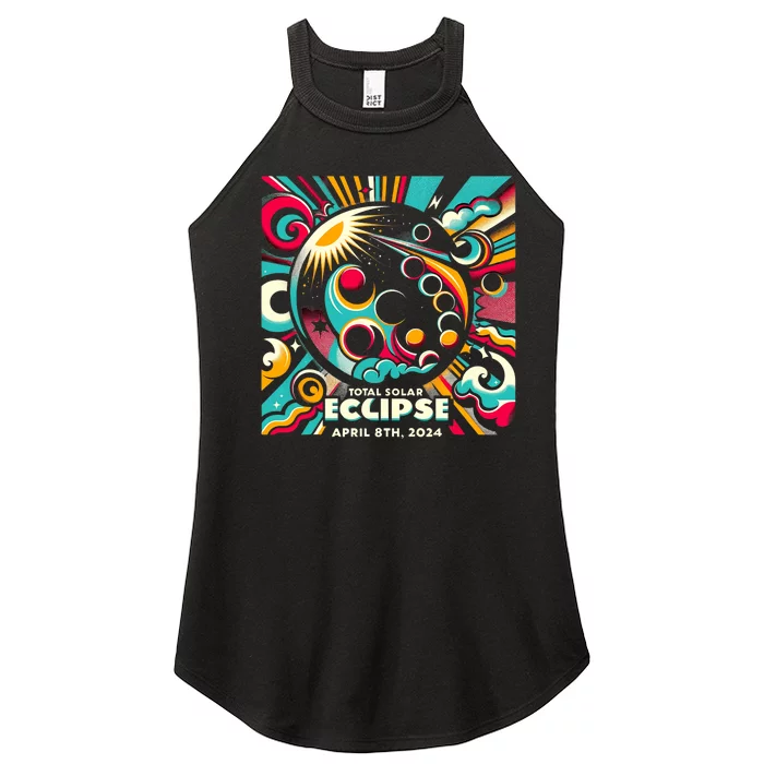 2024 Solar Eclipse 2024 04.08.24 Eclipse Design Women’s Perfect Tri Rocker Tank