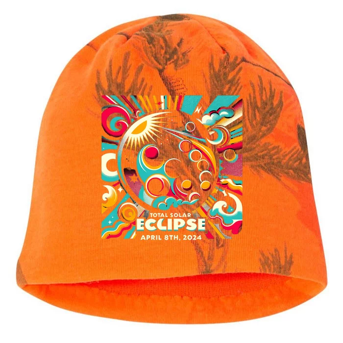 2024 Solar Eclipse 2024 04.08.24 Eclipse Design Kati - Camo Knit Beanie