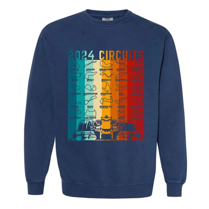 2024 Schedule Formula Racing Formula Car Garment-Dyed Sweatshirt