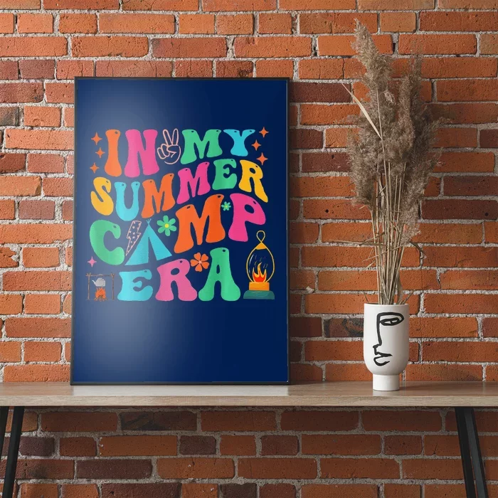 2 Side Groovy In My Summer Camp Era Retro Camping Crew Poster