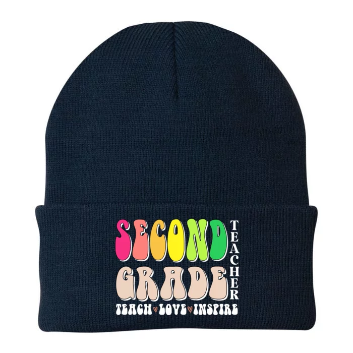 2Nd Second Grade Teacher Back To School Or Appreciation Week Cute Gift Knit Cap Winter Beanie