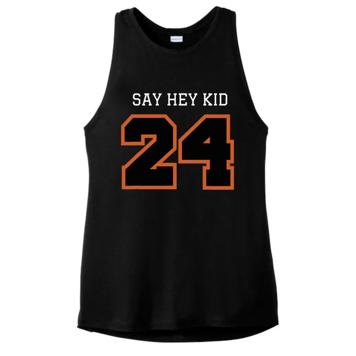 24 Say Hey Ladies Tri-Blend Wicking Tank