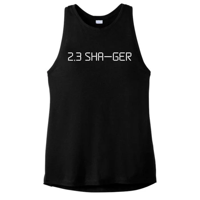 23 Shager Israel Defense Forces Idf Israeli Military Army Ladies Tri-Blend Wicking Tank