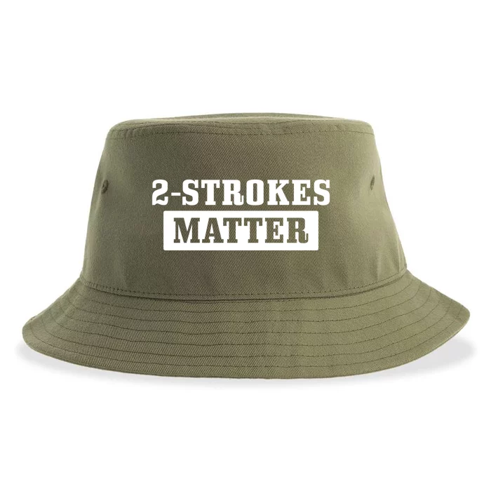 2 Strokes Matter Motorcycle Dirt Bike Racing Motocross Biker Gift Sustainable Bucket Hat