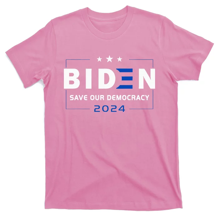 2024 Save Our Democracy Biden America Vote Blue T-Shirt