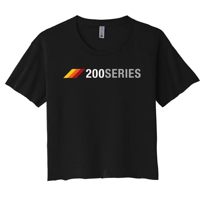 200 Series Overland 3 Stripes Suv Uzj200 4x4 4wd Women's Crop Top Tee