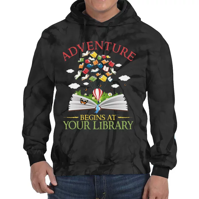 2024 Summer Reading Adventure At Your Library Tie Dye Hoodie