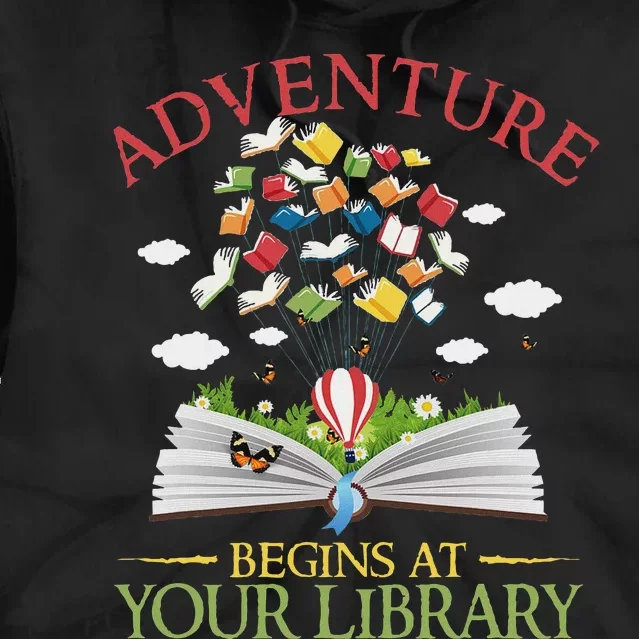 2024 Summer Reading Adventure At Your Library Tie Dye Hoodie