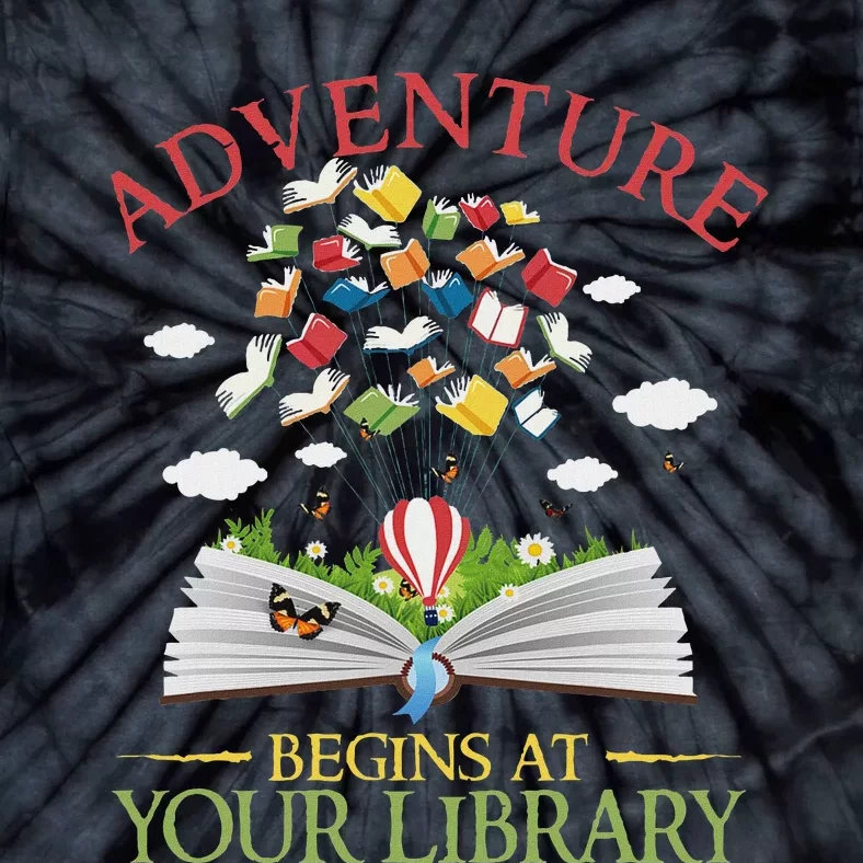 2024 Summer Reading Adventure At Your Library Tie-Dye T-Shirt