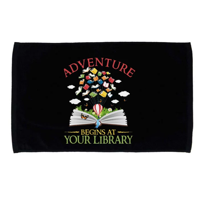 2024 Summer Reading Adventure At Your Library Microfiber Hand Towel