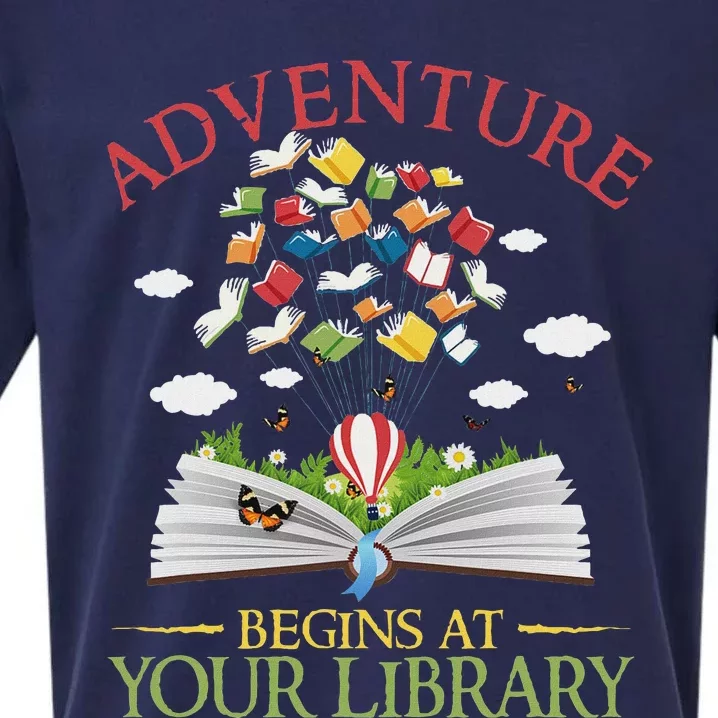 2024 Summer Reading Adventure At Your Library Sueded Cloud Jersey T-Shirt