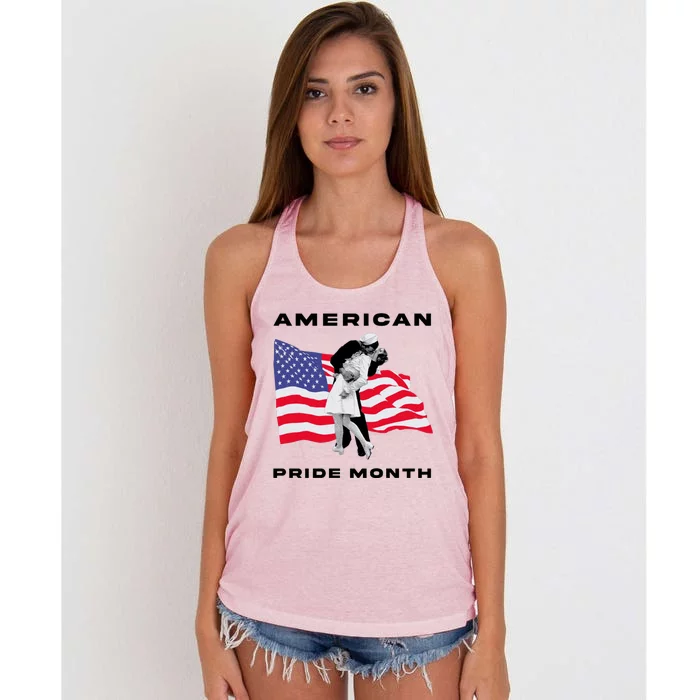 2024 Sean Strickland American Pride Month Women's Knotted Racerback Tank