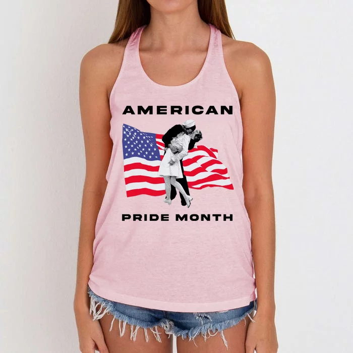 2024 Sean Strickland American Pride Month Women's Knotted Racerback Tank