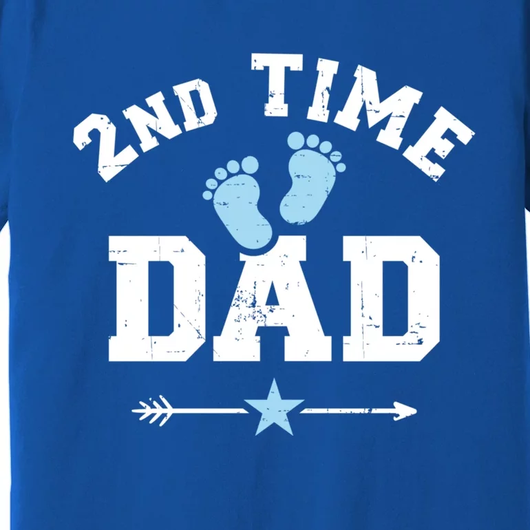 2nd Second Time Dad Announcet Great Gift Premium T-Shirt