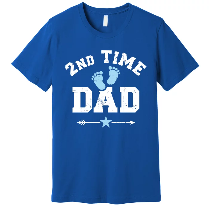 2nd Second Time Dad Announcet Great Gift Premium T-Shirt